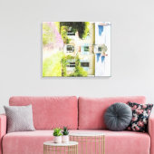 プロバフランスのンスの国コテージ キャンバスプリント (インサイチュ (リビング))