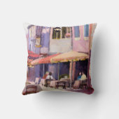 プロバンスのカフェの枕 クッション (裏面)