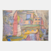 プロバンスの屋上のパーティータオル キッチンタオル (横)