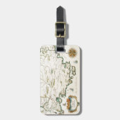 プロバンスの献立表の荷物のラベル ラゲッジタグ (正面縦)