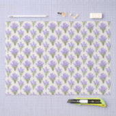 プロバンスラベンダーバンチズラッピング紙 薄葉紙 (クラフト)