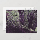 プロバンスラベンダー葉書 ポストカード (正面/裏面)