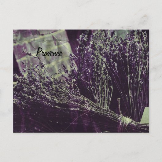 プロバンスラベンダー葉書 ポストカード (正面)