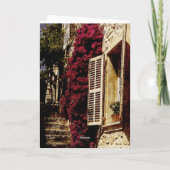 プロバンス、セントポールde Venceの挨拶状 カード (裏面)