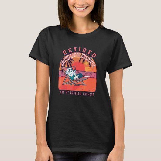 プロバ退職したイダ関係代表退職金 Tシャツ (正面)
