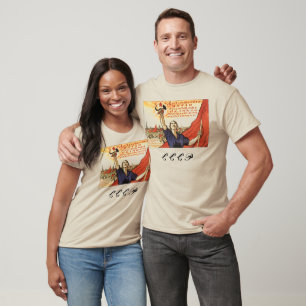 プロパガンダのソビエト社会主義共和国連邦ロシアのな米国の原子力 Tシャツ