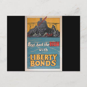 プロパガンダポスター「ハンを打ち返せ」第一次世界大戦 ポストカード