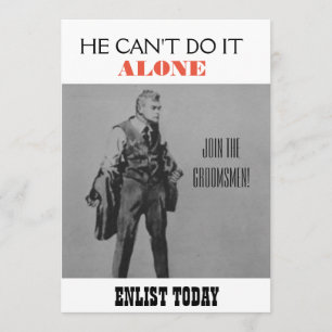 プロパガンダ風の仲人招待状 招待状