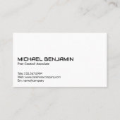 プロパティをスプレーする駆除剤 名刺 (裏面)