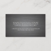 プロパティアイコン | メタリックブラシ仕上げテクスチャ 名刺 (裏面)