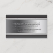 プロパティアイコン |金属バックグラウンド金属サイディング 名刺 (裏面)