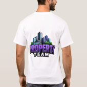 🏘️ プロパティチーム 不動産管理スタッフ 🔑 Tシャツ (裏面)
