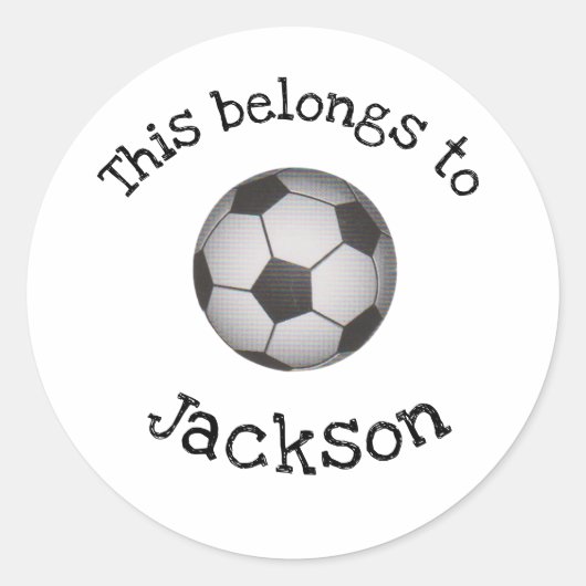 プロパティパーソナライズされたステッカー ラウンドシール (正面)