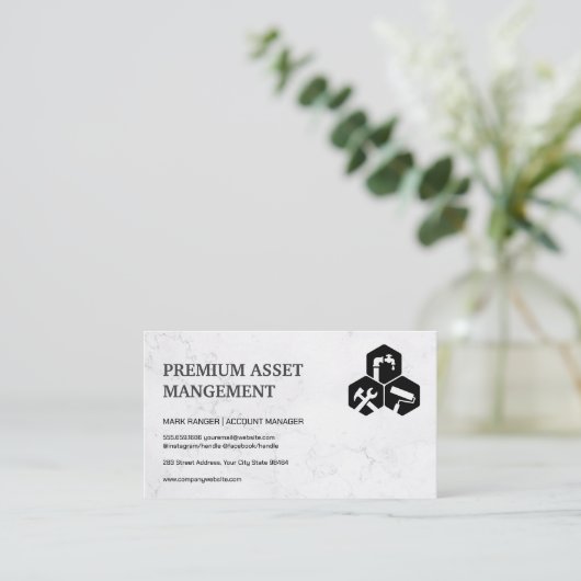 プロパティマネージャ |財務 |アイコンサービス 予約カード (スタンド正面)