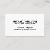 プロパティロゴ |住宅背景 名刺 (裏面)