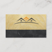 プロパティロゴ |木と大理石 名刺 (裏面)