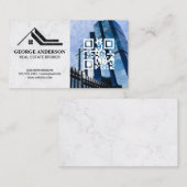 プロパティロゴ | QRコード |商用建物 名刺 (正面/裏面)