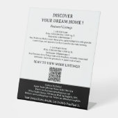 プロパティ一覧実在表示不動産テーブル 台座サイン (正面)