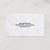 プロパティ不動産仲介業者 | リビング | QRバーコード 名刺 (裏面)