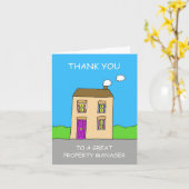 プロパティ感謝していマネージャへ カード (黄色い花)