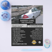 プロパティ損傷 – ツリー外科医 – アルボリスト チラシ (シングル)