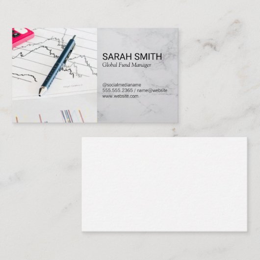 プロパティ管理 |不動産実在代理業者 |ブローカー 名刺 (正面/裏面)