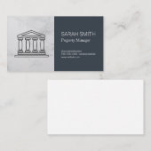 プロパティ管理 |不動産実在代理業者 名刺 (正面/裏面)