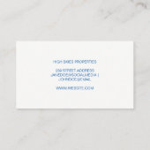 プロパティ管理 |不動産実在代理業者 名刺 (裏面)