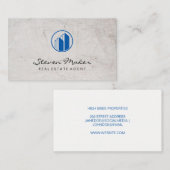 プロパティ管理 |不動産実在代理業者 名刺 (正面/裏面)