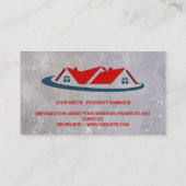 プロパティ管理 |住宅モーゲージ実在不動産 予約カード (裏面)