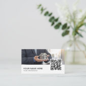 プロパティ管理QRコード 名刺 (スタンド正面)