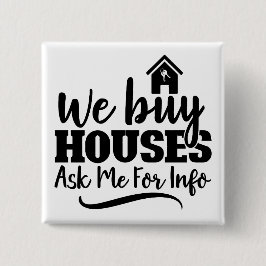 プロパティ買Weハウス実在エステートボタン 缶バッジ