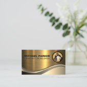 プロパティ開発者ロゴ |建築 名刺 (スタンド正面)