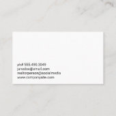 プロパティ開発者 | エテ実在ート建築 名刺 (裏面)