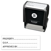 プロパティGL署名の承認 セルフインキングスタンプ (インサイチュ)