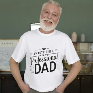 プロパパユーモアのある退職したすごいパパ Tシャツ