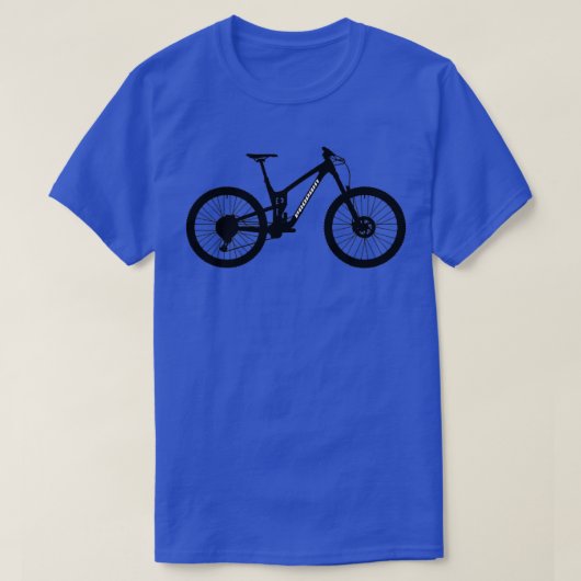 プロパンスピンドリフトフリーライドマウンテンバイクシルエット Tシャツ (デザイン正面)
