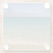 プロビデンシアレス島，タークスとカイコス ガラスコースター (裏面)