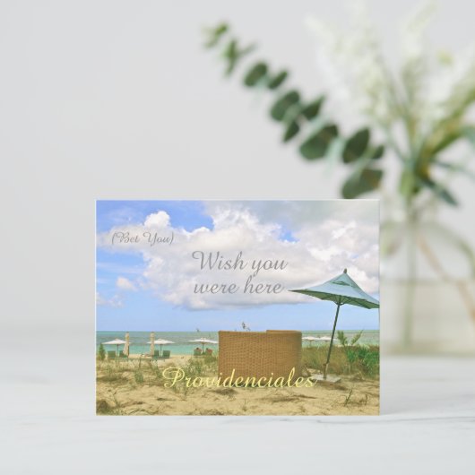 "プロビデンシアール/（賭けてあなた）ここにいることを望む" ポストカード (スタンド正面)