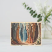 プロビデンスキャニオンジョージアヴィンテージトラベル ポストカード (スタンド正面)