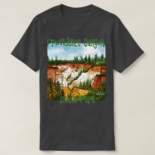 プロビデンスキャニオン州パークジョージア Tシャツ (デザイン正面)