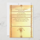 プロビデンスストーンの目 招待状 (裏面)