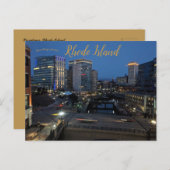 プロビデンスロードアイランドの眺め ポストカード (正面/裏面)