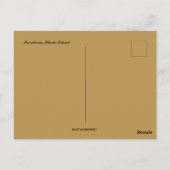 プロビデンスロードアイランドの眺め ポストカード (裏面)