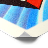 プロビデンスロードアイランドRIヴィンテージトラベル土産 ポスター (角)