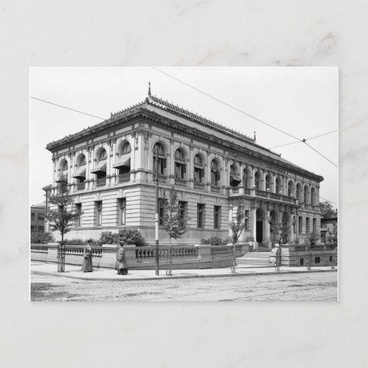 プロビデンス公共図書館、1906年 ポストカード (正面)