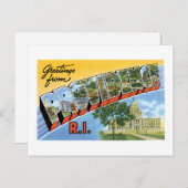 プロビデンス、ロードアイランド! ポストカード (正面/裏面)