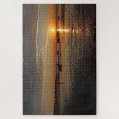 プロビンタウンの夕日。 ジグソーパズル (縦)