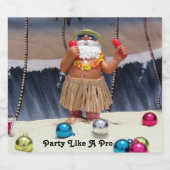 プロビール/ワインラベルのようなサンタパーティー ビールラベル (シングルラベル)