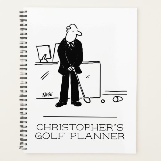 プロフおもしろいァイザーの漫画イラストレーション。 プランナー手帳 (正面)